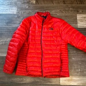 North Face Insulated Puffer Down Jacket Red Men’s XL